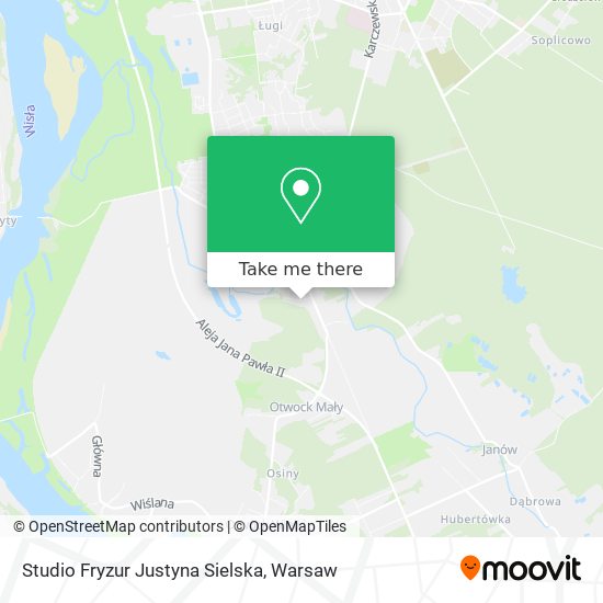 Studio Fryzur Justyna Sielska map