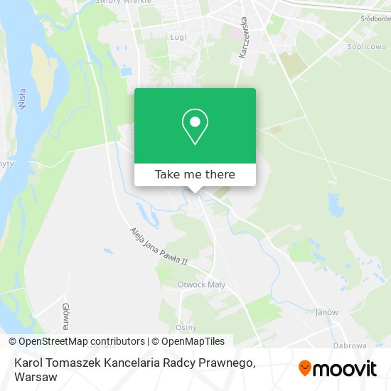 Karol Tomaszek Kancelaria Radcy Prawnego map