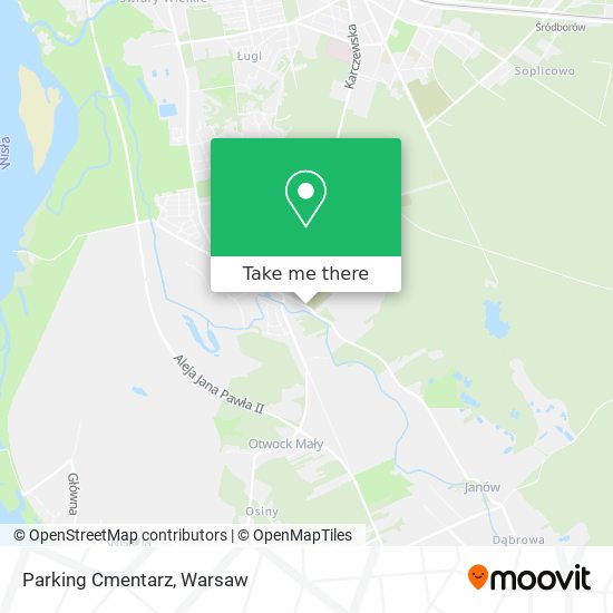 Parking Cmentarz map