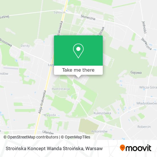 Stroińska Koncept Wanda Stroińska map