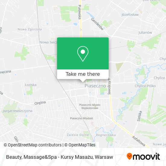 Beauty, Massage&Spa - Kursy Masażu map