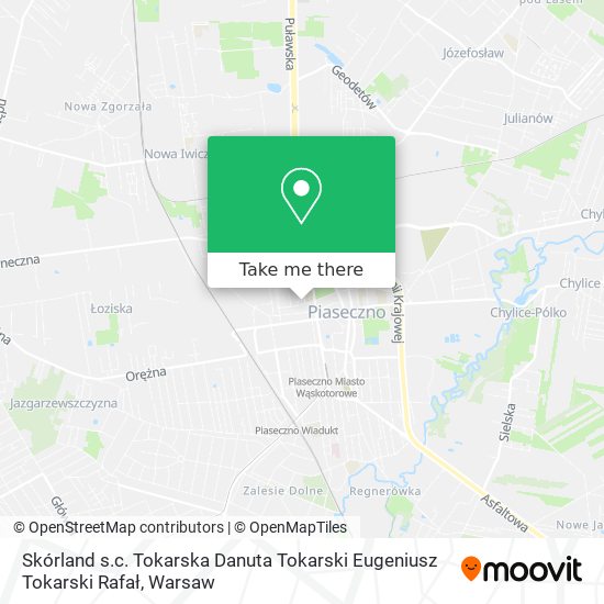 Skórland s.c. Tokarska Danuta Tokarski Eugeniusz Tokarski Rafał map