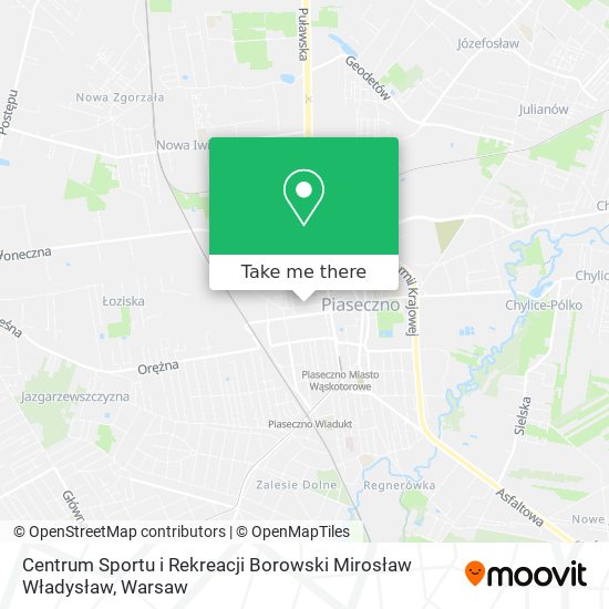 Centrum Sportu i Rekreacji Borowski Mirosław Władysław map