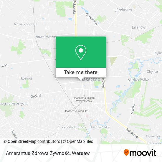 Amarantus Zdrowa Żywność map