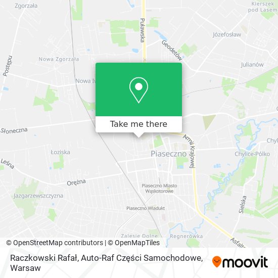 Raczkowski Rafał, Auto-Raf Części Samochodowe map