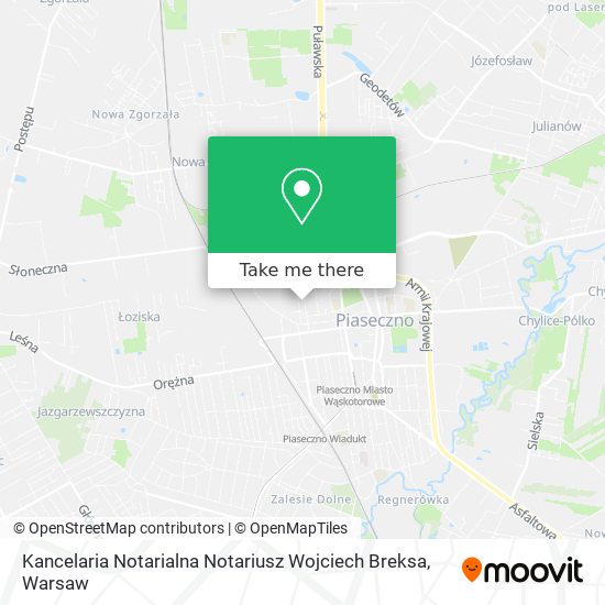 Kancelaria Notarialna Notariusz Wojciech Breksa map