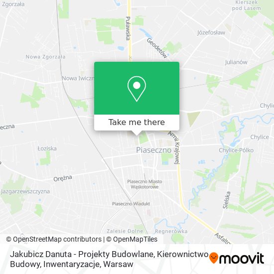 Jakubicz Danuta - Projekty Budowlane, Kierownictwo Budowy, Inwentaryzacje map