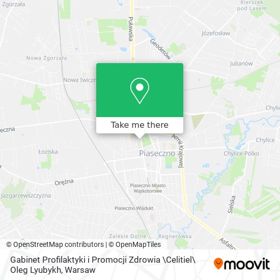 Gabinet Profilaktyki i Promocji Zdrowia \Celitiel\ Oleg Lyubykh map