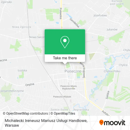 Michalecki Ireneusz Mariusz Usługi Handlowe map