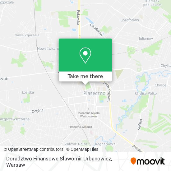 Doradztwo Finansowe Sławomir Urbanowicz map