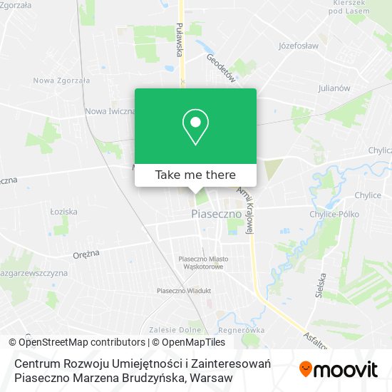 Centrum Rozwoju Umiejętności i Zainteresowań Piaseczno Marzena Brudzyńska map