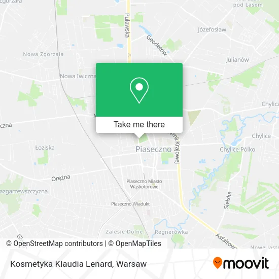 Kosmetyka Klaudia Lenard map
