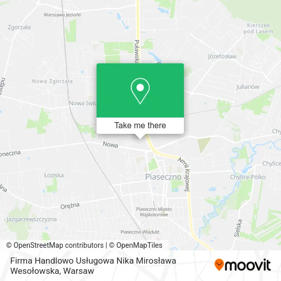 Firma Handlowo Usługowa Nika Mirosława Wesołowska map