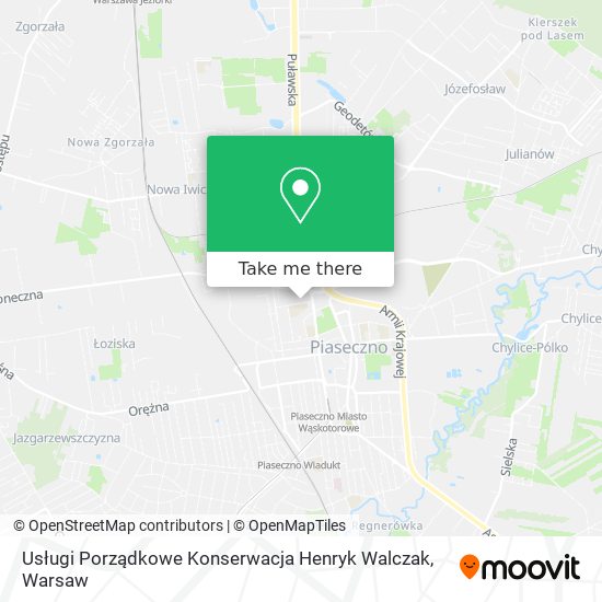 Usługi Porządkowe Konserwacja Henryk Walczak map