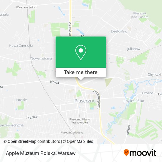 Apple Muzeum Polska map