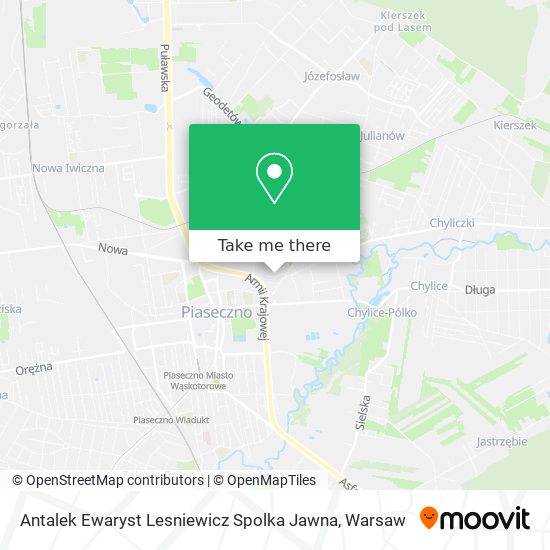 Antalek Ewaryst Lesniewicz Spolka Jawna map