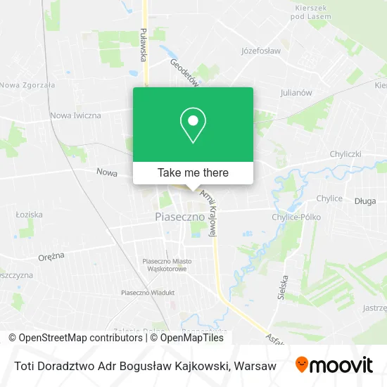 Toti Doradztwo Adr Bogusław Kajkowski map
