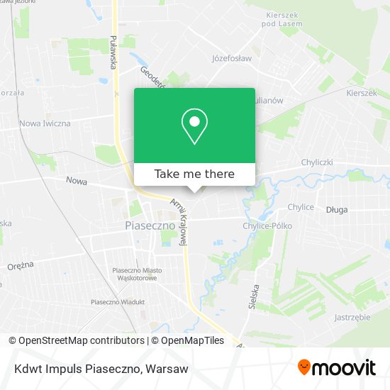 Kdwt Impuls Piaseczno map