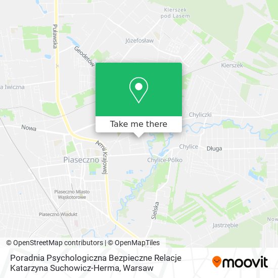 Poradnia Psychologiczna Bezpieczne Relacje Katarzyna Suchowicz-Herma map