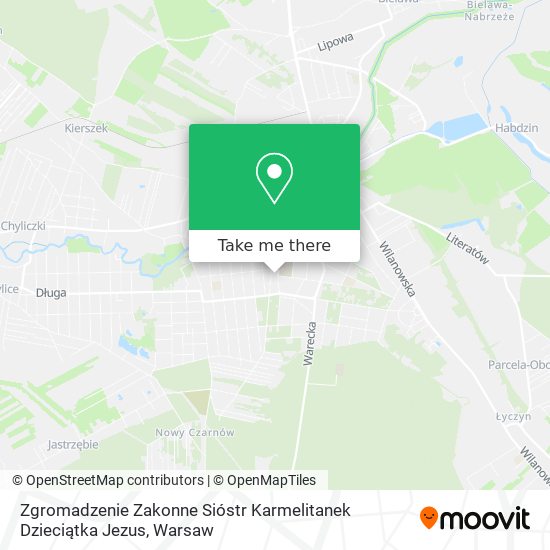 Zgromadzenie Zakonne Sióstr Karmelitanek Dzieciątka Jezus map