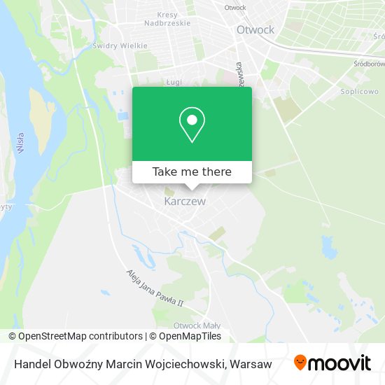 Handel Obwoźny Marcin Wojciechowski map