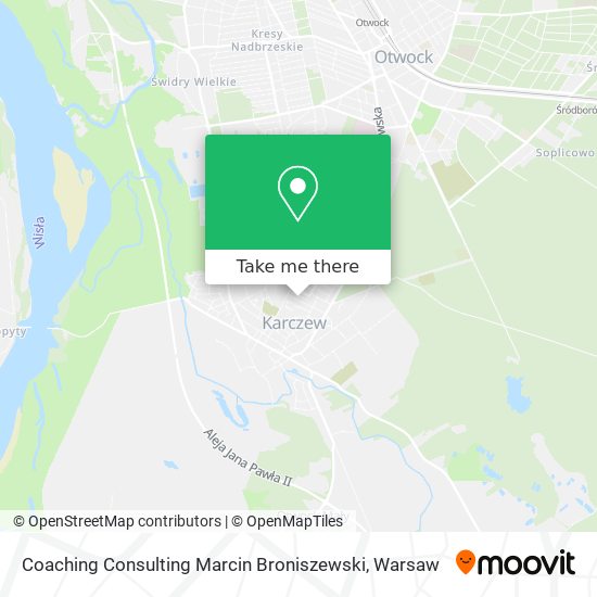 Coaching Consulting Marcin Broniszewski map