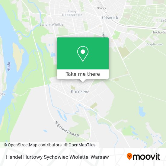 Handel Hurtowy Sychowiec Wioletta map