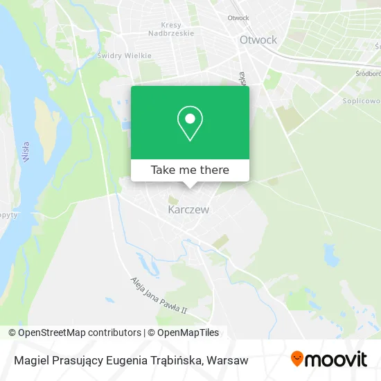 Карта Magiel Prasujący Eugenia Trąbińska