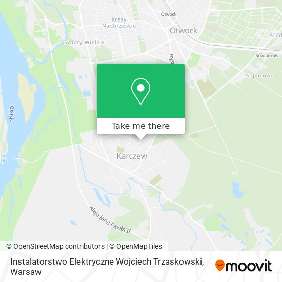 Instalatorstwo Elektryczne Wojciech Trzaskowski map