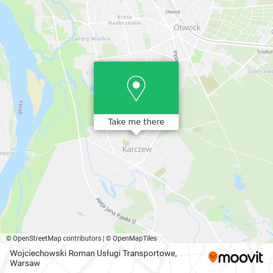 Wojciechowski Roman Usługi Transportowe map