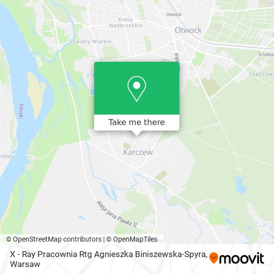 X - Ray Pracownia Rtg Agnieszka Biniszewska-Spyra map