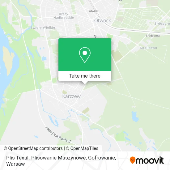 Карта Plis Textil. Plisowanie Maszynowe, Gofrowanie