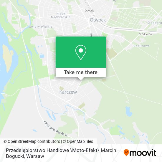 Przedsiębiorstwo Handlowe \Moto-Efekt\ Marcin Bogucki map