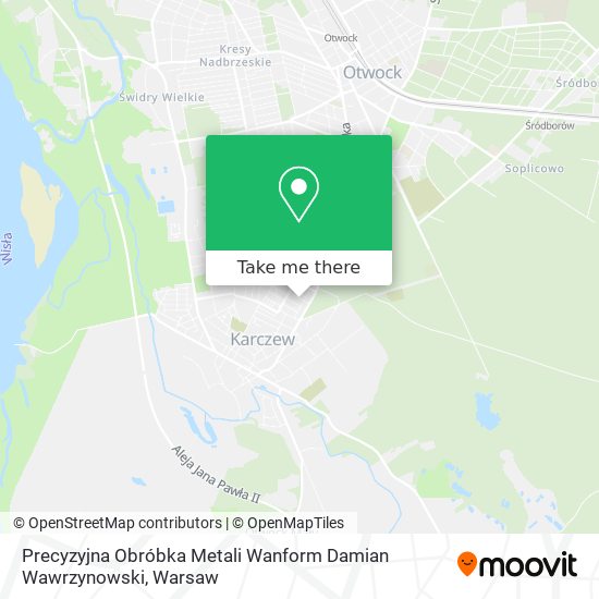 Precyzyjna Obróbka Metali Wanform Damian Wawrzynowski map