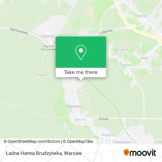 Ładne Hanna Brudzyńska map