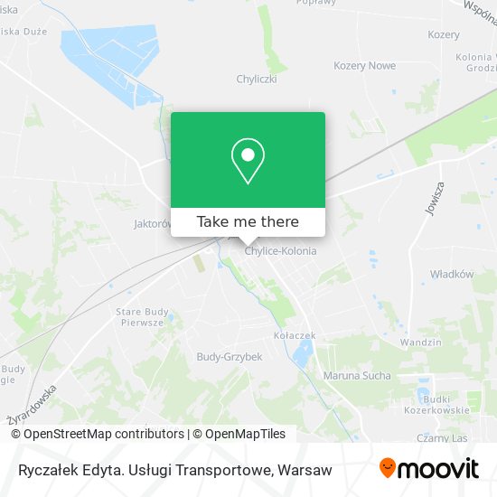 Ryczałek Edyta. Usługi Transportowe map