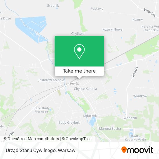 Urząd Stanu Cywilnego map