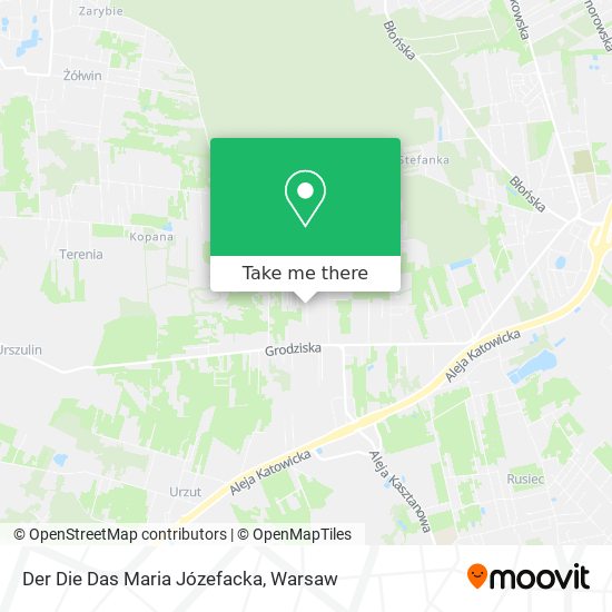 Der Die Das Maria Józefacka map