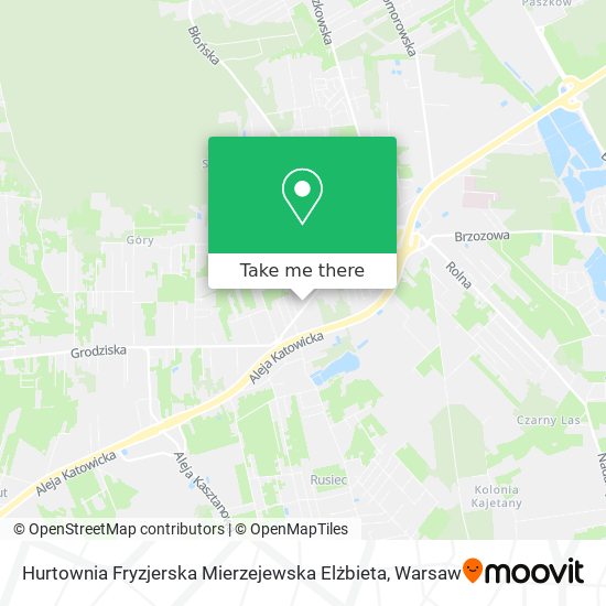 Hurtownia Fryzjerska Mierzejewska Elżbieta map