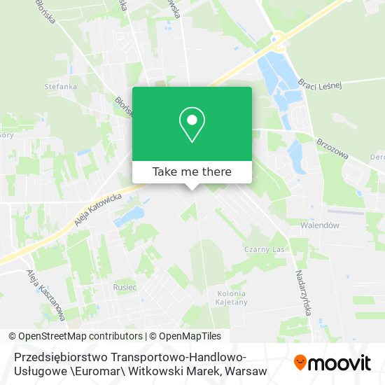 Przedsiębiorstwo Transportowo-Handlowo-Usługowe \Euromar\ Witkowski Marek map