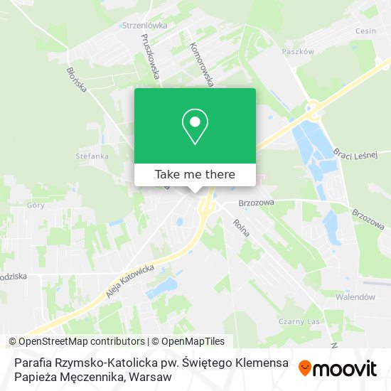 Parafia Rzymsko-Katolicka pw. Świętego Klemensa Papieża Męczennika map