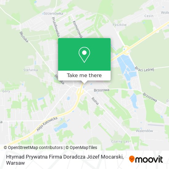 Htymad Prywatna Firma Doradcza Józef Mocarski map