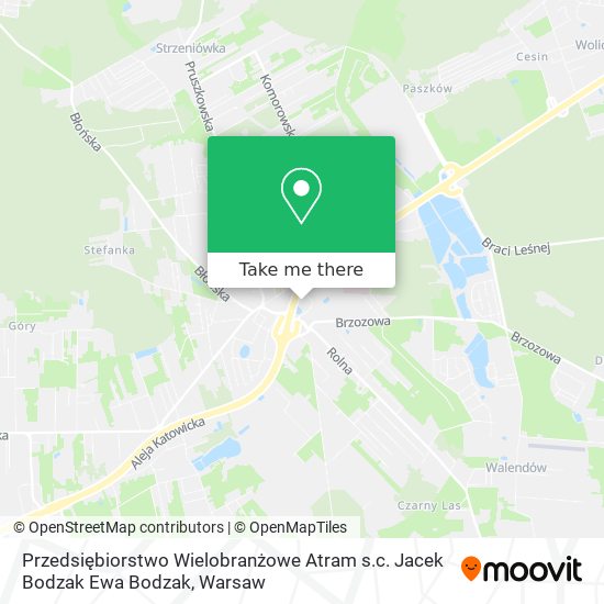 Przedsiębiorstwo Wielobranżowe Atram s.c. Jacek Bodzak Ewa Bodzak map