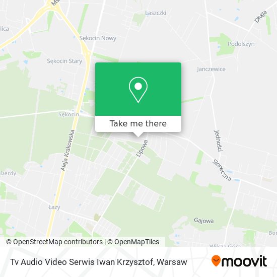 Tv Audio Video Serwis Iwan Krzysztof map