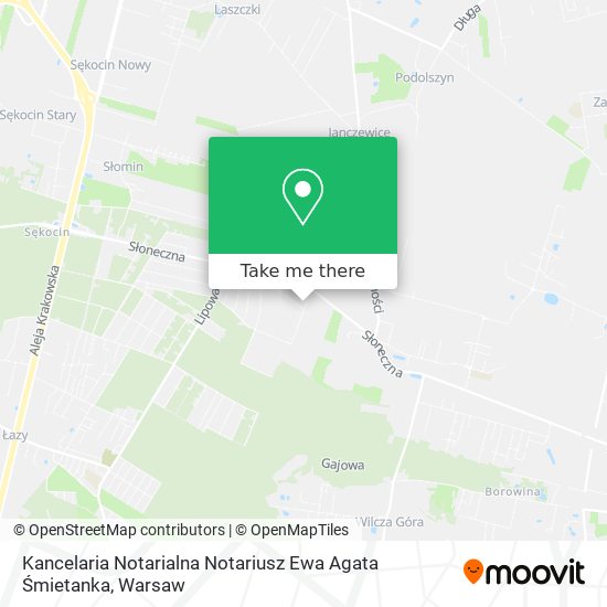 Kancelaria Notarialna Notariusz Ewa Agata Śmietanka map