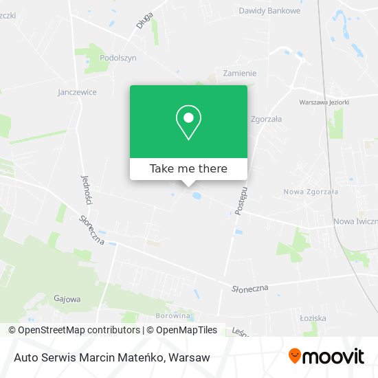 Auto Serwis Marcin Mateńko map