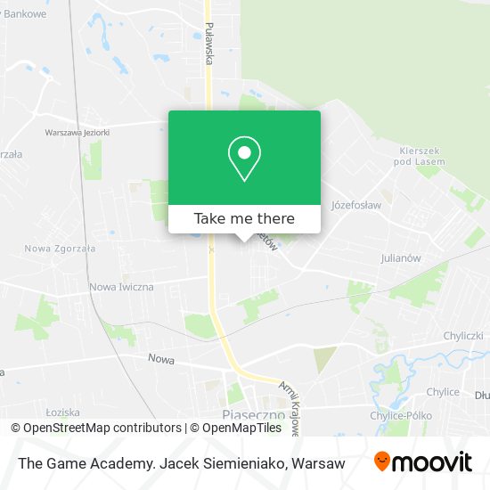 The Game Academy. Jacek Siemieniako map