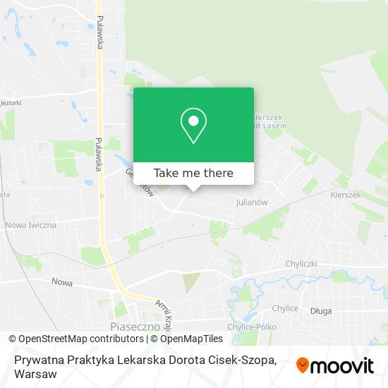 Prywatna Praktyka Lekarska Dorota Cisek-Szopa map