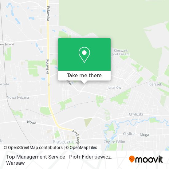 Top Management Service - Piotr Fiderkiewicz map