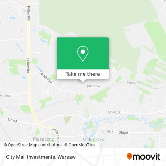 City Mall Investments map